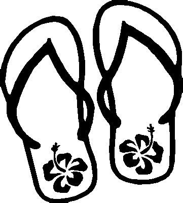 Flip Flop Silhouette at GetDrawings | Free download