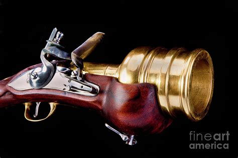 Flintlock Hand Mortar / Grenade Launcher. Photograph by W Scott McGill