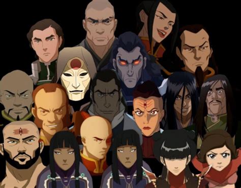 Rank Avatar: The Last Airbender and The Legend of Korra villains and ...