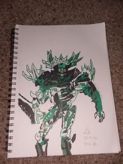 I Drew Crota from Destiny! I was Missing some of the Colours I Needed ...