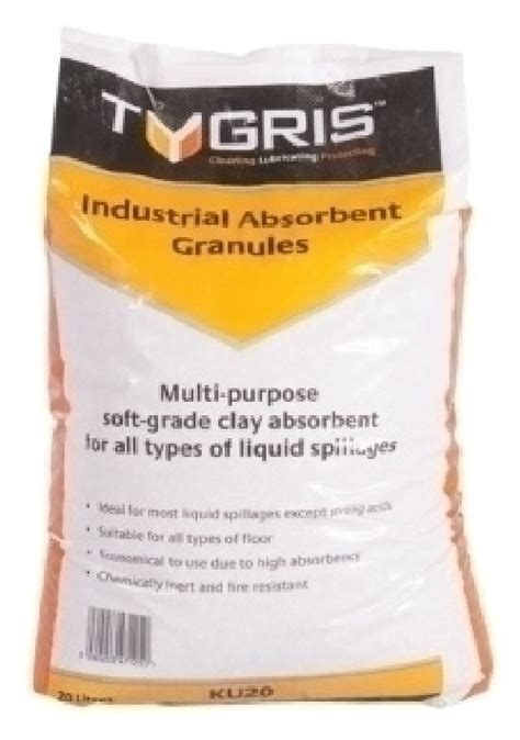 Oil Spill Absorbent Granules | Tygris Industrial | KU20 - MammothCleaningSupplies.co.uk