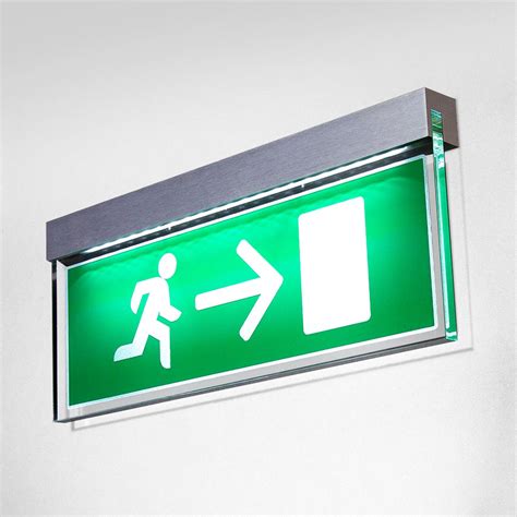 Illuminated Fire Exit Sign, Wall Mounted | FE LED 92/58/EEC | Signbox