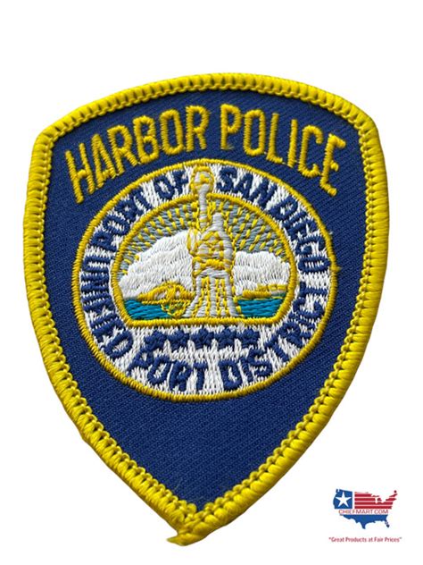 SAN DIEGO HARBOR POLICE CA PATCH SMALL