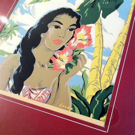 Hawaiiana Art Deco 1950's by Artist Locke | Collectors Weekly