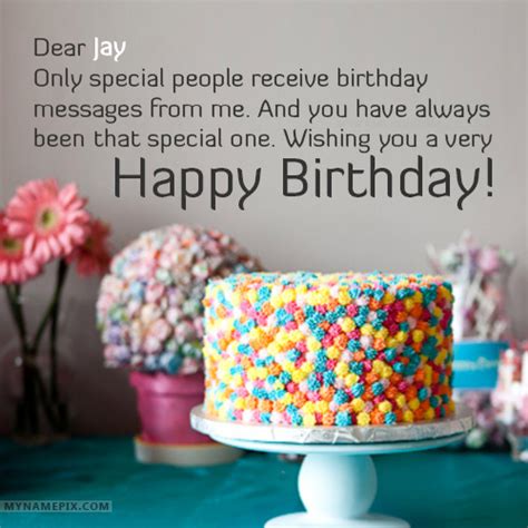 Happy Birthday Jay Cakes, Cards, Wishes