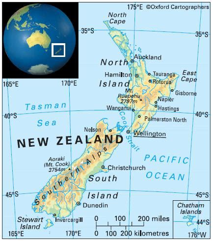 Geography in New Zealand