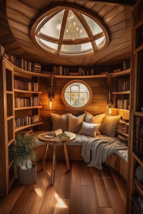 Cozy Home Library Design