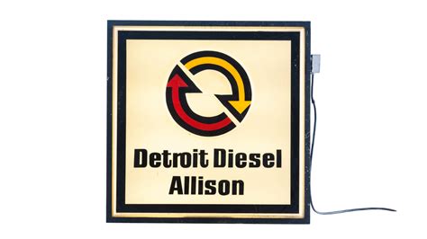 Detroit Diesel Allison, Single-Sided Light 51x49 at Gone Farmin' Fall Premier 2019 as B135 ...