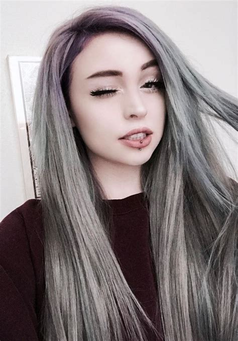 24 Dyed Hairstyles you Need to Try | Blonde hair color, Hair styles, Silver hair color