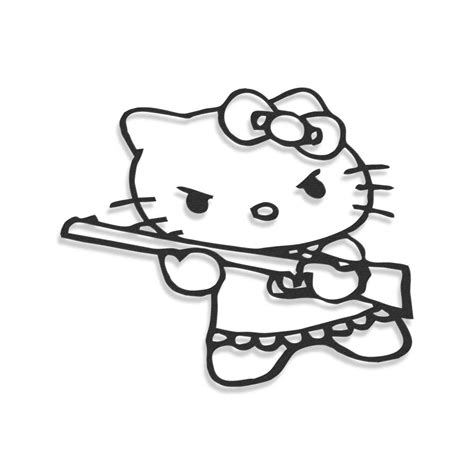 Hello Kitty Gun | Stickers