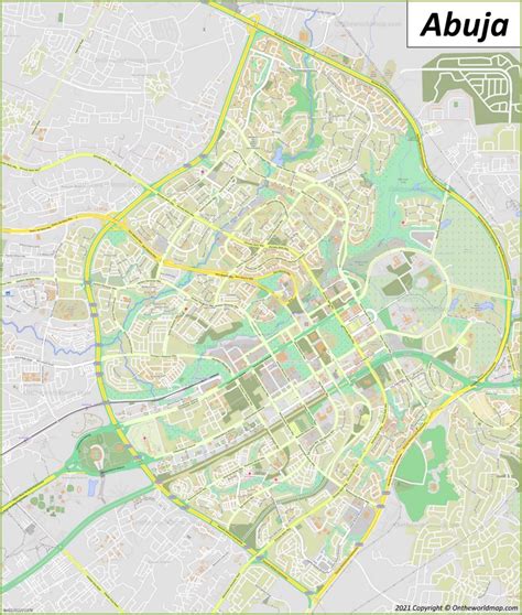 Abuja Map | Nigeria | Detailed Maps of Abuja