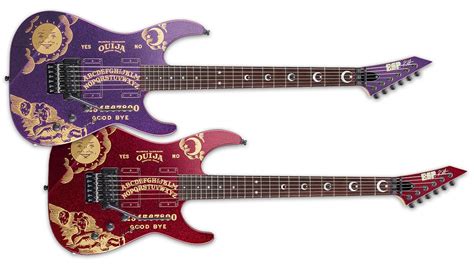 ESP’s new Kirk Hammett Sparkle Ouija guitars promise a spirited ...