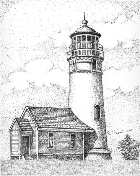 Lighthouse Pencil Drawing