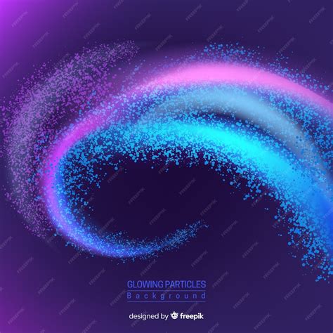 Free Vector | Glowing particles background