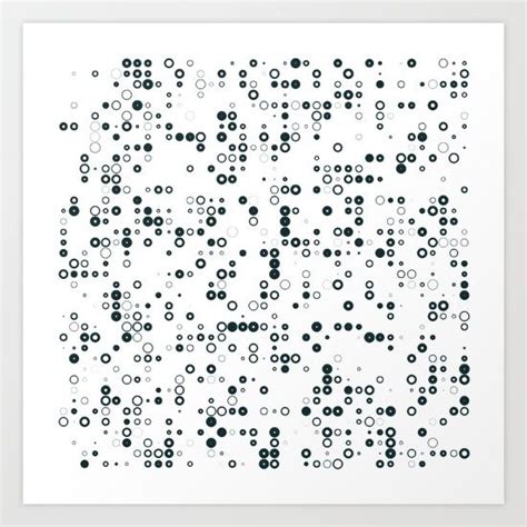 #128 binary Art Print | Generative art, Generative design, Code art