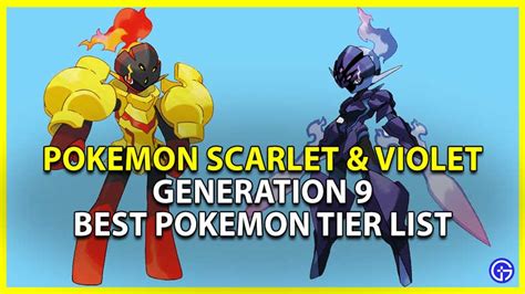 Best Pokemon Tier List For Scarlet & Violet (Generation 9)