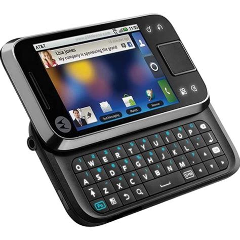 Motorola Flipside MB508 Black WiFi Android GSM QuadBand 3G Cell Phone ...