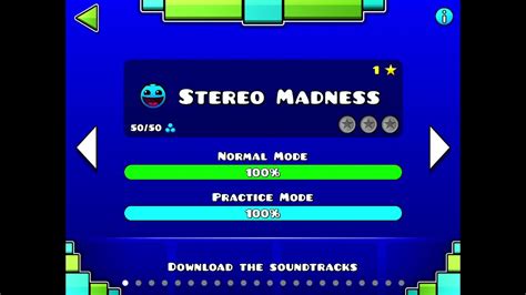 How to complete Stereo Madness [Geometry Dash] - YouTube