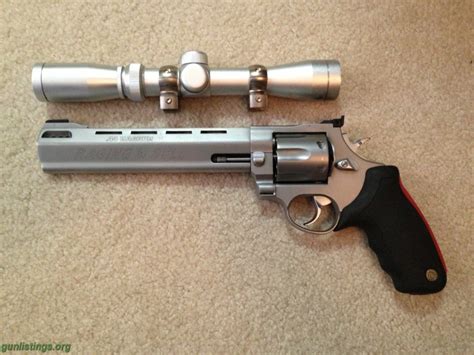 Gunlistings.org - Pistols TAURUS RAGING BULL .44 MAG! WITH AMMO AND SCOPE