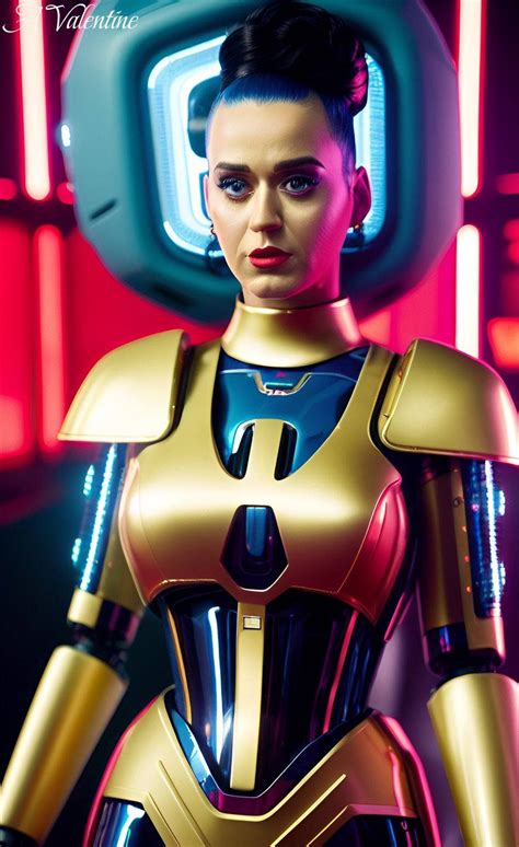 (Celebrity Robot Series) Katy Perry by LadyValsArt1983 on DeviantArt