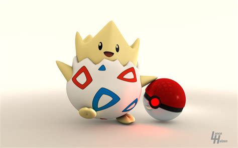 Togepi 3D by lancehalzen on DeviantArt