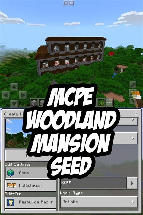 Minecraft PE Woodland Mansion ~700 blocks from spawn at 376 y 552 ...