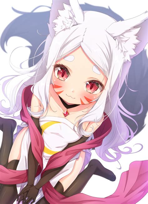 Kawai fox girl Shiro: The Helpful Fox Senko-san art [Artist: Mato_kechi ...