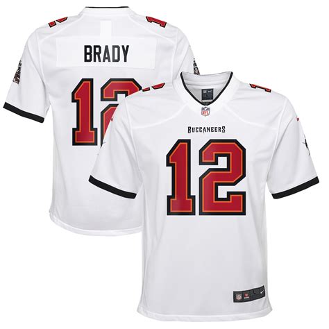 Youth Nike Tom Brady White Tampa Bay Buccaneers Game Jersey