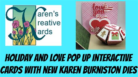 Karen's Kreative Kards: Video- Holiday and Love Pop Up Interactive ...