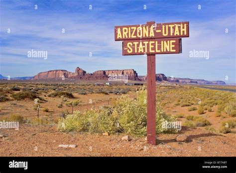 Arizona utah borders hi-res stock photography and images - Alamy