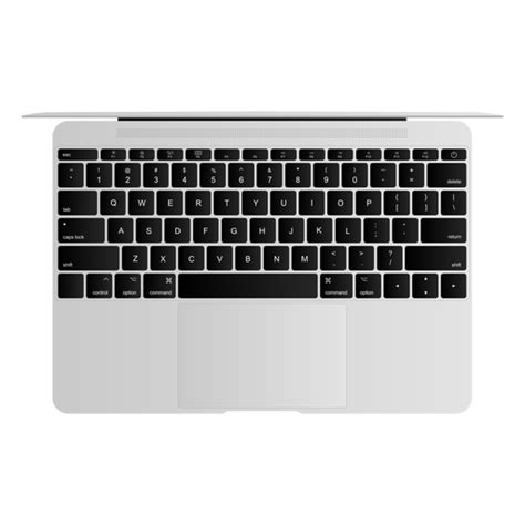 Keyboard netbook notebook laptop illustration - Transparent PNG & SVG vector file