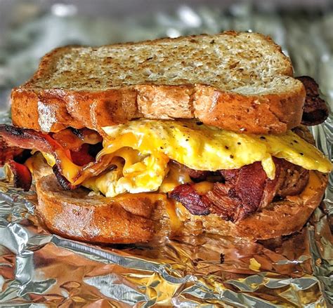 bacon egg sandwich ideas - Farah Granados