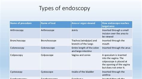 4 Types Of Endoscopy Procedures