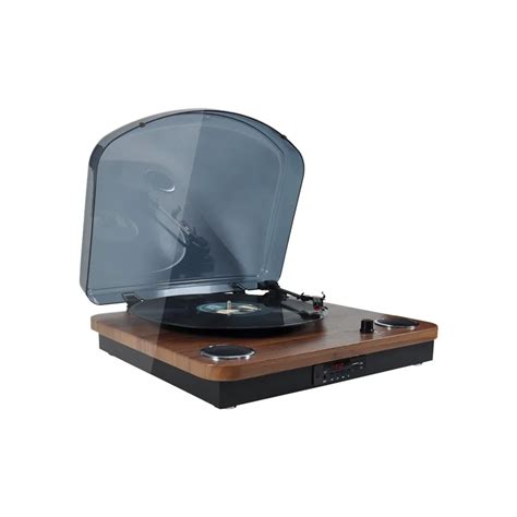 Audmic Wooden Vintage Tabletop Turntable Record Player - Buy Vintage Turntable Record Player ...