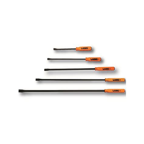 853-5ST Lang 5 Piece Pry Bar with Strike Cap Set - MRO Tools