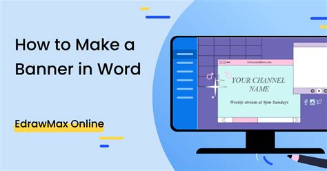 How to Make a Banner in Word | EdrawMax Online