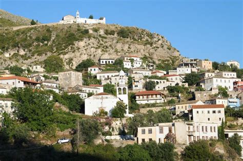 Dhermi Village, Albania stock photo. Image of nature - 22575792