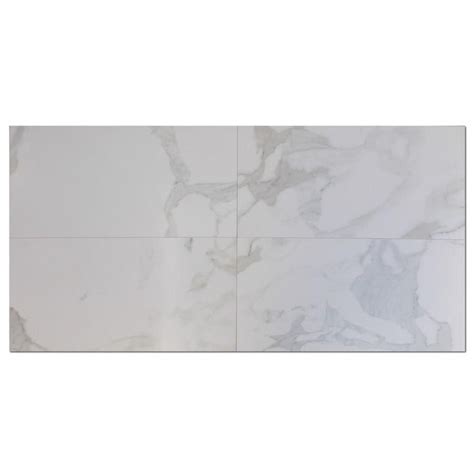 Calacatta Satin 12x24 Porcelain Tile — Solidshape Technologies Inc