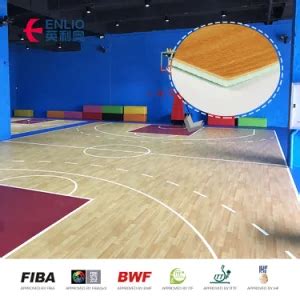 PVC Vinyl Maple Wood Surface Basketball Flooring - China Interlocking ...