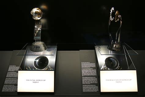 The competitions represented by the newly displayed trophies and medals - FIFA Museum (english)