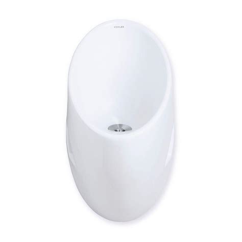 KOHLER Steward Waterless Urinal in White-K-4917-0 - The Home Depot