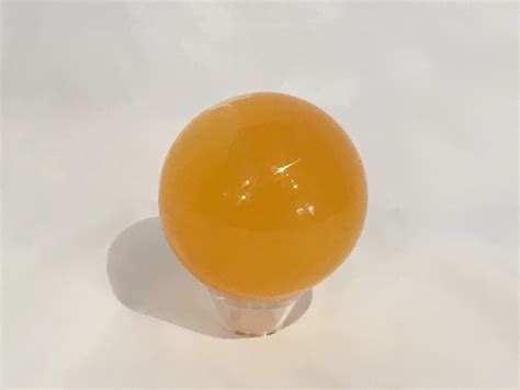 ORANGE CALCITE Sphere// Calcite Sphere// Crystal Sphere// Healing Gemstone// Crystal Ball// Home ...