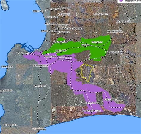 Goodwood Cape Town map - Map of goodwood Cape Town (Western Cape - South Africa)