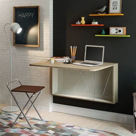 Mesa dobrável para sala de estudo #mesas #mesadejantar Space Saving Table, Space Saving ...