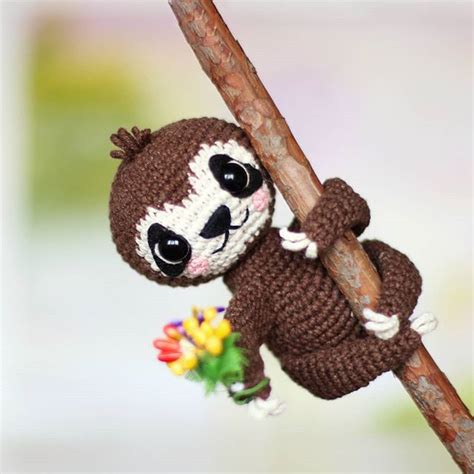 AMIGURUMI SLOTH FREE CROCHET PATTERN – All Free Amigurumi