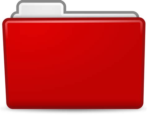 Medium Image - Red Folder Icon Png Clipart - Full Size Clipart (#643180) - PinClipart