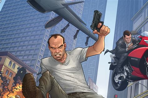 2560x1700 Gta 5 Trevor And Michael Fan Art 4k Chromebook Pixel HD 4k Wallpapers, Images ...