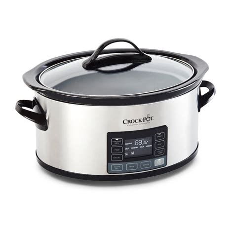 Crock-pot Crockpot 6-Quart Slow Cooker With Mytime Technology ...