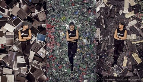 Benjamin Von Wong Transforms E-Waste Into Post-Apocalyptic Landscape