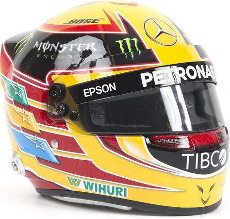 2017 Lewis Hamilton F1 World Champion 1/2 Scale Miniature Race Helmet ...